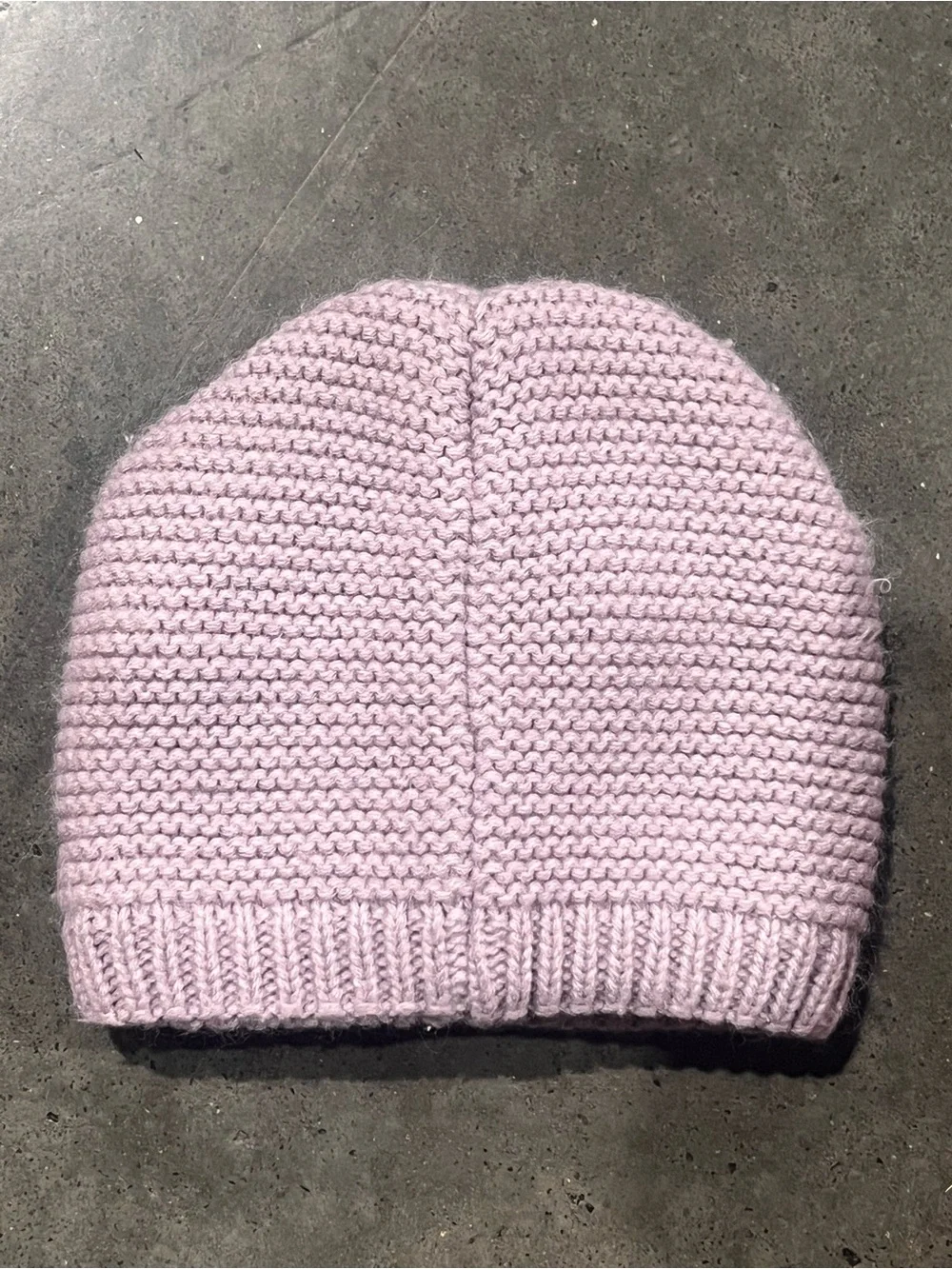 Kids/baby Purple Knit lined Beanie